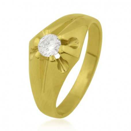 Anillo Solitario Garra