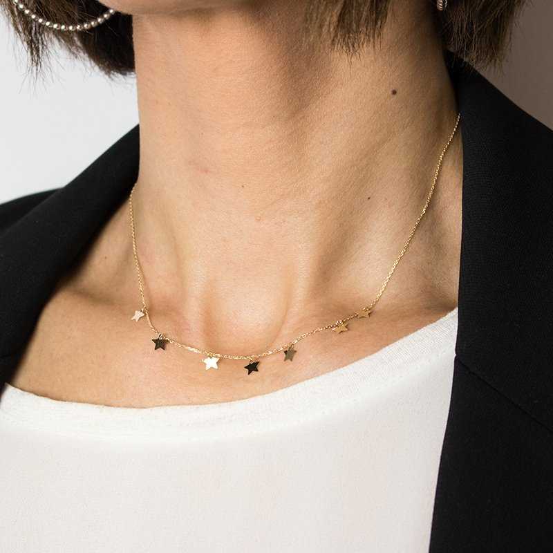 Collar Estrellas Oro