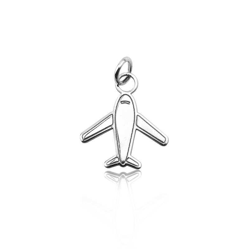 Abalorio Plata Avión Charm