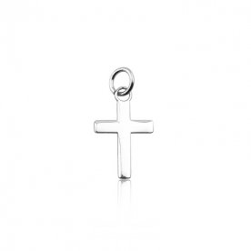 Abalorio Plata Cruz Charm