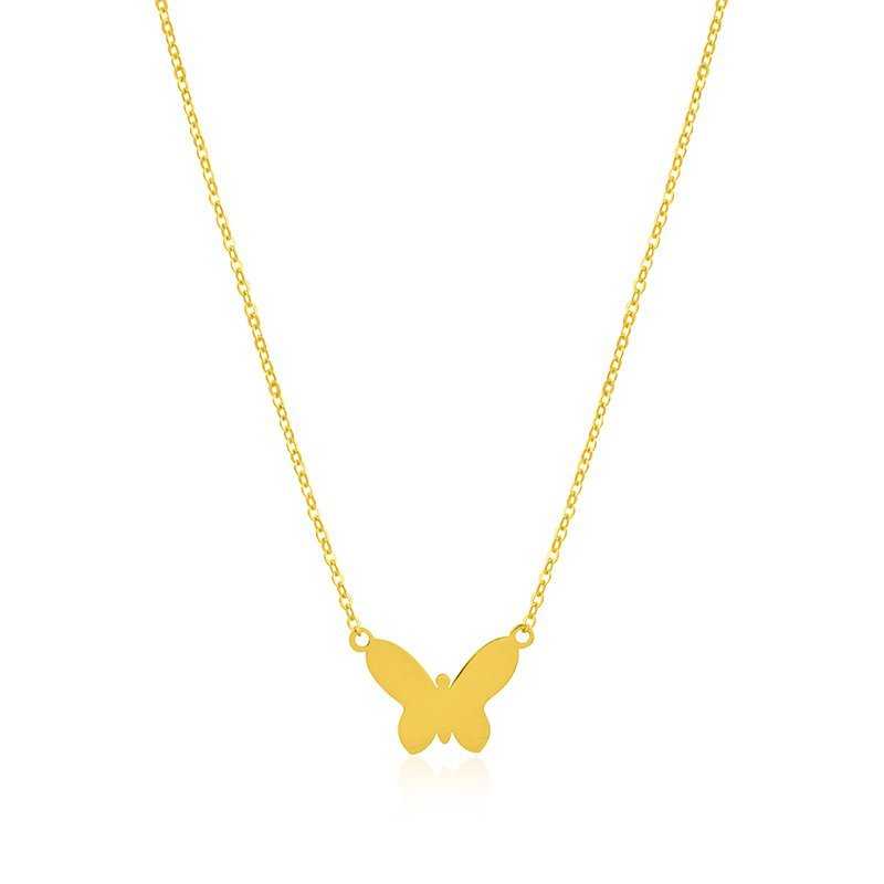 Collar Mariposa Oro 9k Adam