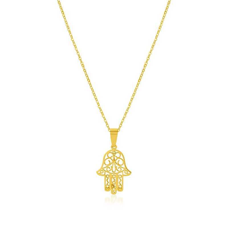 Collar Mano de Fátima Oro 9k Galatea