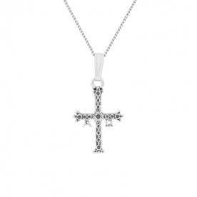 Colgante Plata Cruz De Asturias Gothic Style
