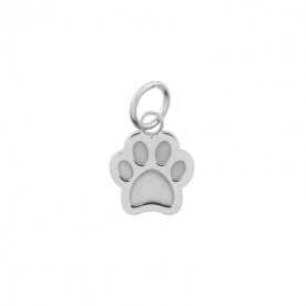 Abalorio de Plata de Huella Charm