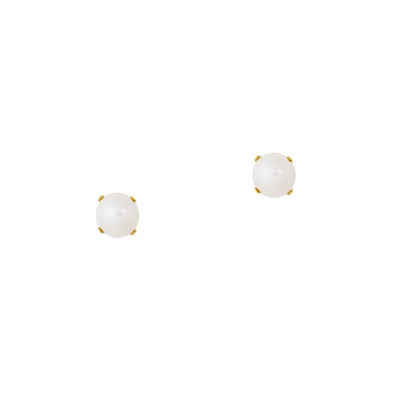 Pendiente Oro 9k Perla Garras Ocean