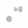 Pendiente Oro Blanco Diamantes Vivien