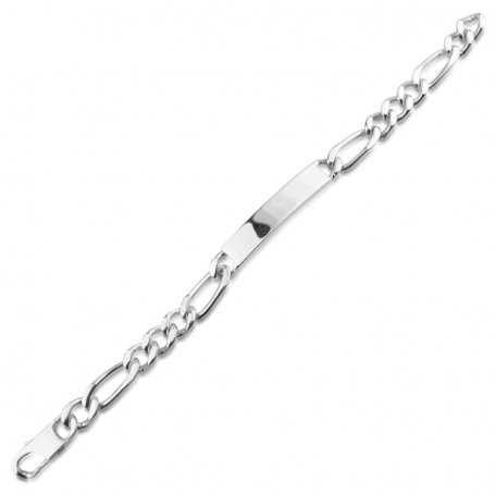 Pulsera Plata Ley Chapa 3x1 Tomas | En OFERTA - Joyerías ARESSO