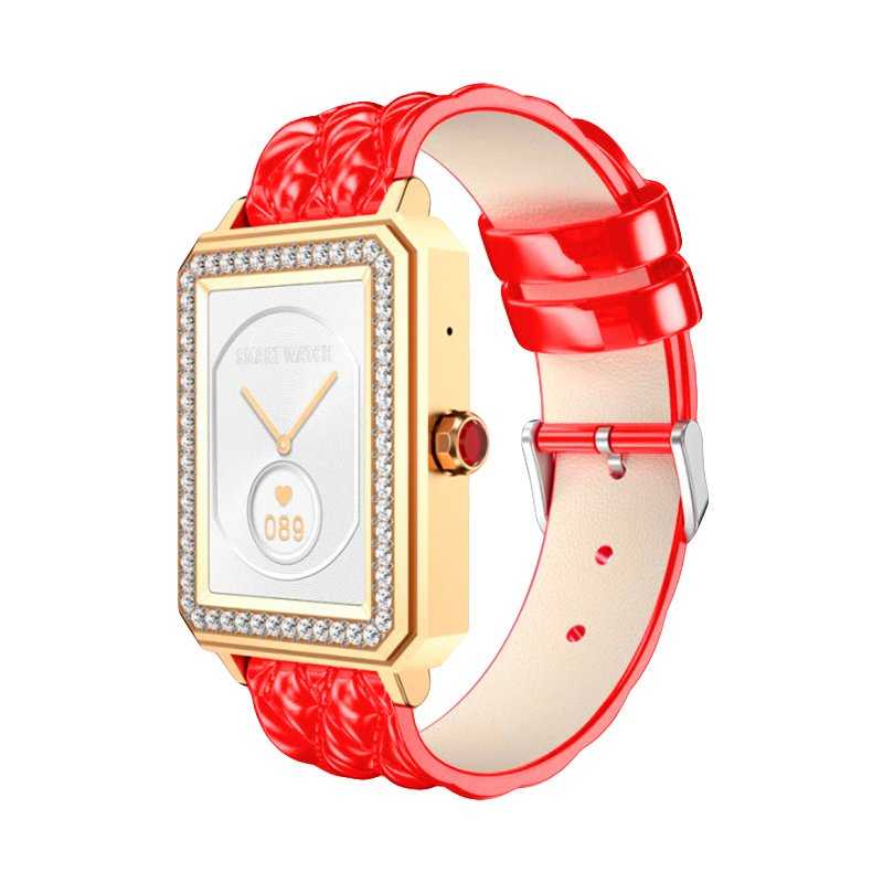 Smartwatch Rojo Dorado Lady Collection