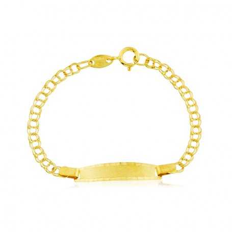 Pulsera Oro Cadena Barbada Olivia