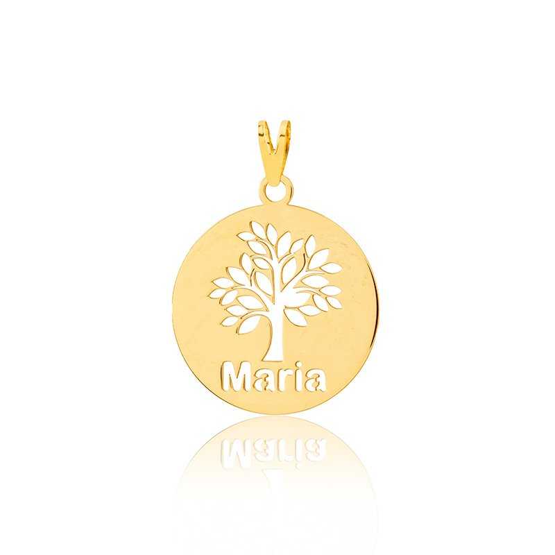 Colgante Árbol de la Vida Nombre Oro Kaysa