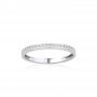 Anillo Oro Blanco Carril Diamantes Deyá