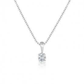 Gargantilla Oro Blanco Brillante Swanhill | OFERTA | Joyerías ARESSO