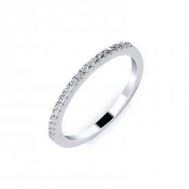 Anillo Oro Blanco Diamantes Carril Clarkson