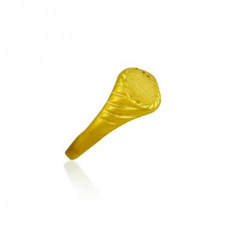 Sello Cadete Oro Entalladura 9k Flower | EN OFERTA| Joyerías ARESSO