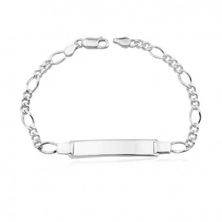Pulsera Plata Esclava Tres Uno Brina | GRABAR FECHA | Joyerías ARESSO