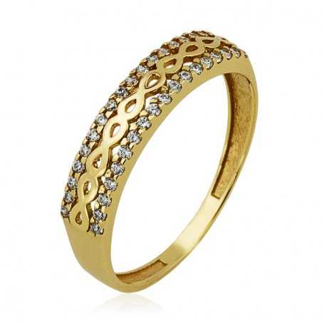 Anillo Oro 9k Infinitos Circonitas Imperia | OFERTA | Joyerías ARESSO