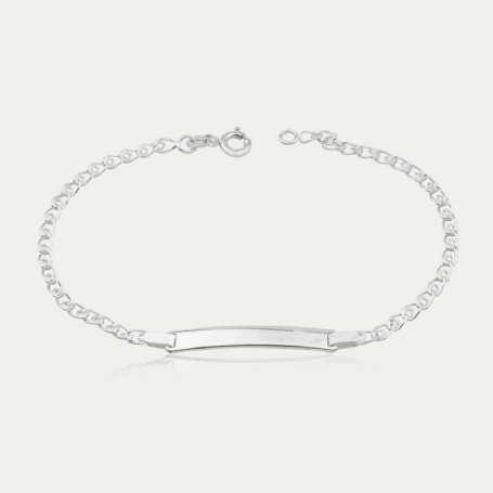 Pulsera Plata Chapa Riverside | DESCUENTO EN PLATA | Joyerías ARESSO