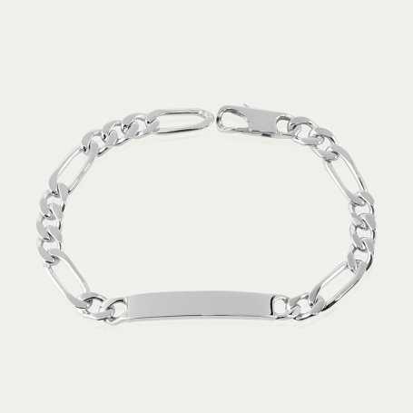 Pulsera Chapa Plata Tres Uno Artekale | OFERTA | Joyerías ARESSO