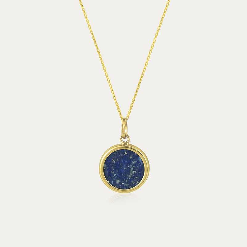 Collar Oro 9k Lapislázuli Aurea