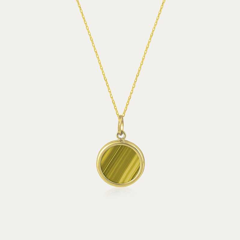Collar Oro 9k Ojo de Tigre Aurea