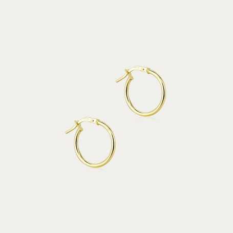 Pendientes de Oro 9k de Aro Tubo Nimes