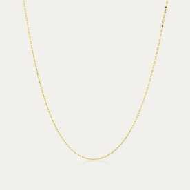 Cadena Oro 9k Eslabón Fantasía Piatto