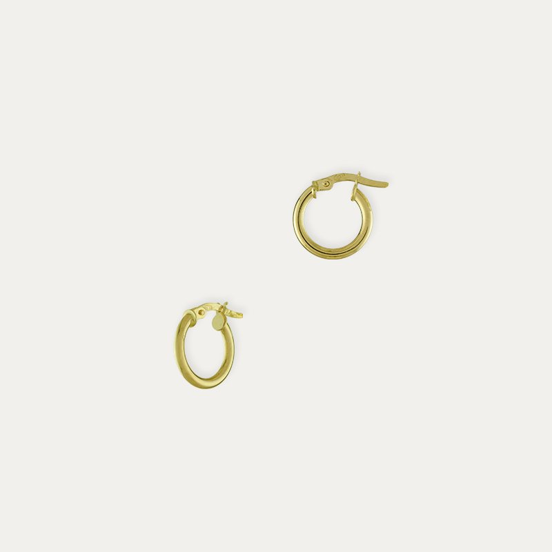 Pendientes Oro 18k Aro Halo