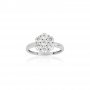 Anillo Oro Blanco Diamantes Alcudia