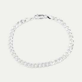 Pulsera Plata Barbada Classic