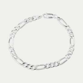 Pulsera Plata Barbada Tres Uno Soho