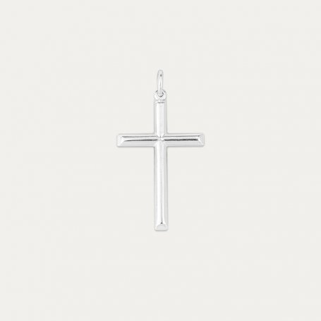 Colgante Cruz Plata Minimal Arms