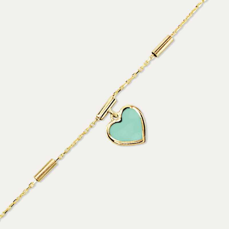 Pulsera Oro Corazón Nazar