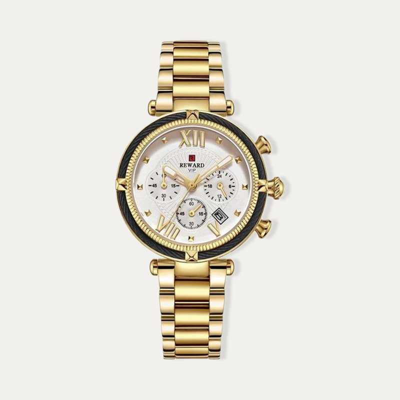 Reloj Mujer Acero Amarillo Iconic Moon