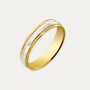 Alianza De Boda Oro Amarillo Oro Blanco MOD283