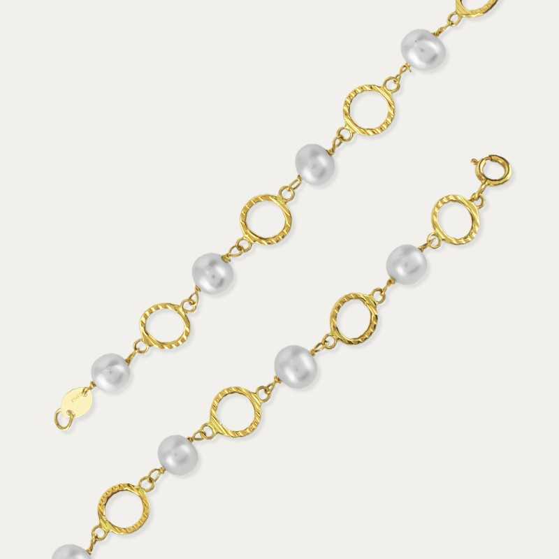 Pulsera Oro 18k Perlas Rondure | Joyerías Aresso | Joyerías SIGLO XXI |