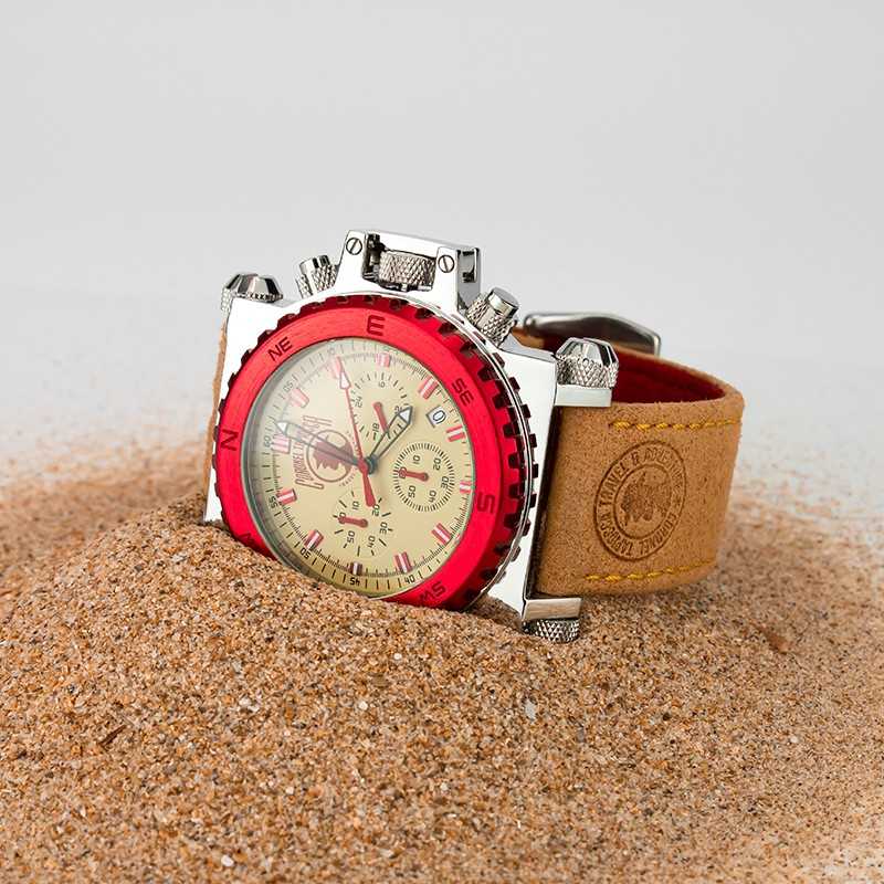 Reloj Coronel Tapiocca Rojo Acero Classic, Joyería ARESSO