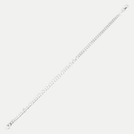 Pulsera Plata Plateada Barbada Sintra