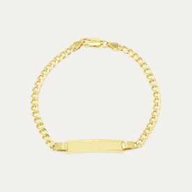 Pulsera Oro 9k Eslabón Barbado Valka