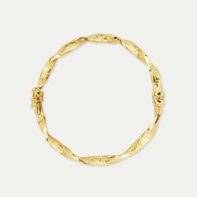 Pulsera Oro 9k Twist Navia