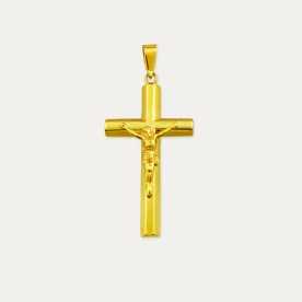 Colgante Cruz Oro 9k Cristo