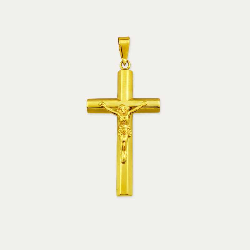 Colgante Cruz Oro 9k Cristo