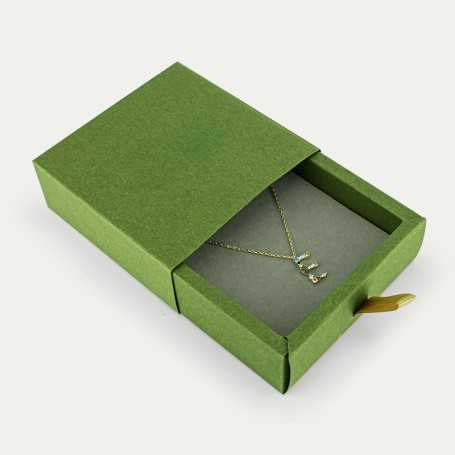 Gargantilla Plata Inicial Letra Piedras De Color Eternal