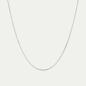 Cadena Cola Ratón en Plata 45cm