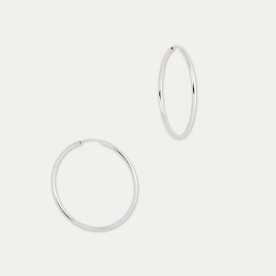 Pendientes Plata Aro Tubo Picton | Joyerías ARESSO - SIGLO XXI