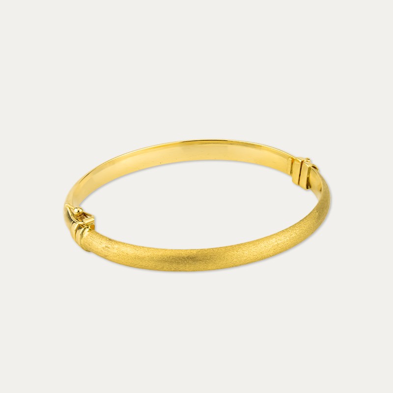 Pulsera Oro Media Caña Brillo Mate Siros mate