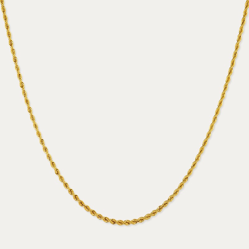 Cordón Oro 9k Obsidian
