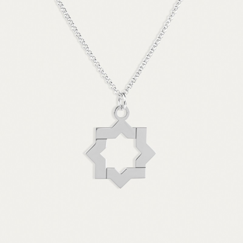 Collar Plata Estrella Mudéjar Teruel Tartessos