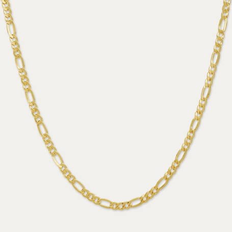 Cadena Oro 18k Eslabón 3x1 Robert