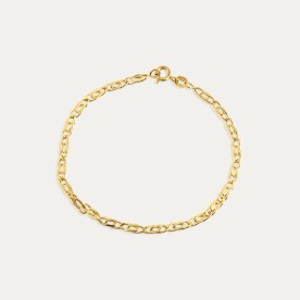 Pulsera Oro Eslabón Champagne