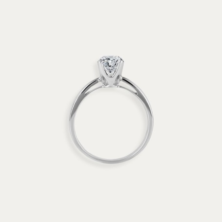 Solitario Oro Blanco Diamante 1Ct